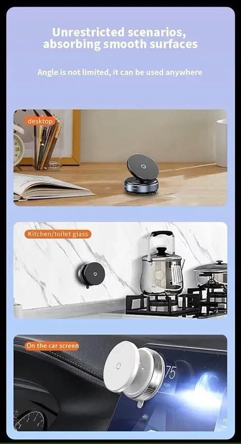360° Magnetic Suction Phone Holder for Car & Home